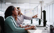 © Andrey Popov - Female Corporate Analyst Managing Market Data