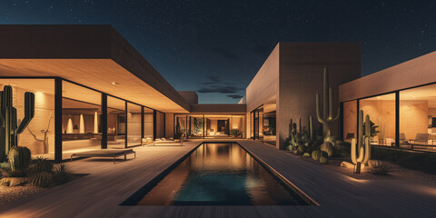 Wall Mural - evening in the city