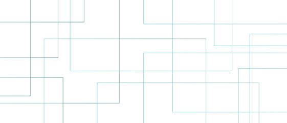 Fototapete - Minimalistic abstract background with a white and light blue lines. Seamless modern white and blue color technology concept geometric line. Geometric lines with luxury business concept