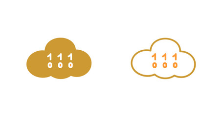 Cloud Coding Icon Design