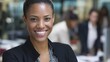 © WS Studio 1985 - Happy Black Female Manager Smiling in Office Environment Portrait