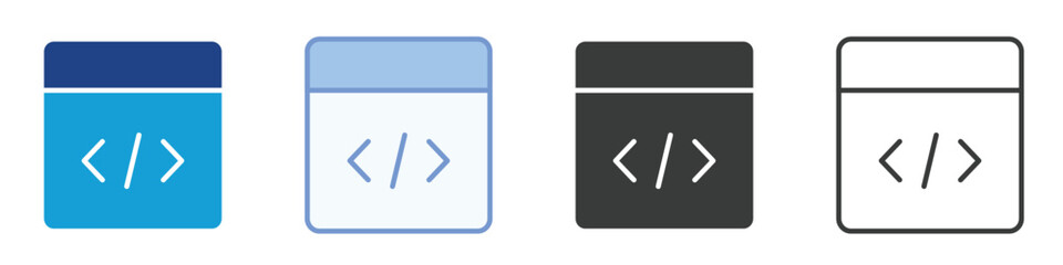 Frontend Icons Collection – Multiple Vector Styles Icons