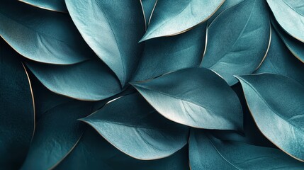 Aufkleber - Stylized metallic waves create a dynamic texture with shadows and highlights in a dark atmospheric setting showcasing artistic design