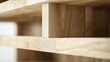 © aubriella - Carpenter assembling a wooden bookshelf. Featuring craftsmanship and focus