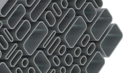 Fototapete - Abstract Low-Poly background. triangulated texture. Design 3d