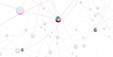 Fototapete - technology with polygonal shapes on dark blue background. Design digital technology