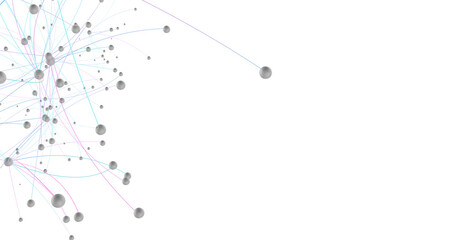 Leinwandbilder - technology with polygonal shapes on dark blue background.