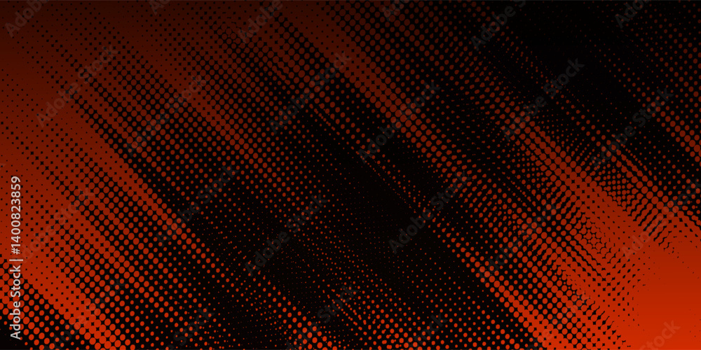 Red and Black Halftone Gradient Abstract Background Texture Design ...