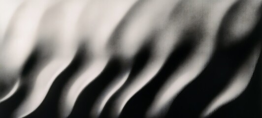 Wall Mural - Abstract Monochrome Gradient Waves Texture Background Pattern