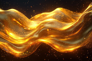Wall Mural - a sophisticated elegant gold background, perfect for luxury-themed designs.