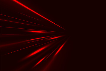 Wall Mural - light speed motion effect. red color spiral glow effect. magic shiny line sparkles and sequins