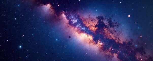 vast milky way galaxy with stars and space dust, space dust, galaxy