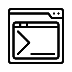 command line line icon