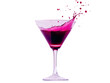 © Nongkhane - Dynamic drinking splash of cocktail studio setting high-quality cutout background vibrant colors