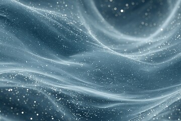 Canvas Print - soft flowing waves of delicate particles create a serene atmosphere in this mesmerizing abstract com