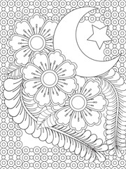  PrintFlowers Coloring Pages For Adules