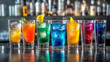 © likhon_art - Dive into a spectrum of taste with our best-selling cocktails! Vibrant hues, bold flavors, and a perfect blend await you at the bar. Cheers to indulgence