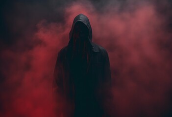 Wall Mural - background red goth mist grunge design halloween dark horror black bright brush abstract flames pain