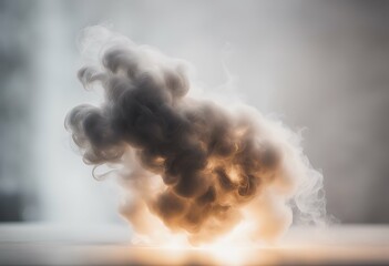 Wall Mural - background transparent smoke white fire steam explosion colours abstract water watercolor blue ball 