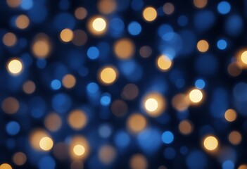 Wall Mural - abstract bokeh christmas blue background dark light bright colours illuminated blurred glow design d