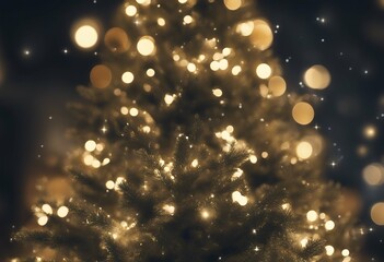 Wall Mural - glittering night christmas shiny effect tree dust magic bright graphic illustration star winter white symbol abstract trail shape glow blue background greeting sparkle holiday card merry snow light