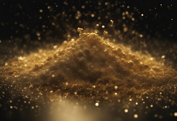 Wall Mural - dust over magic background gold black abstract galaxy blurred angle glamour dark glow explosion glis