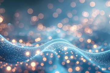 Luminous Bokeh Line Pattern with Subtle Abstract Backgrounds