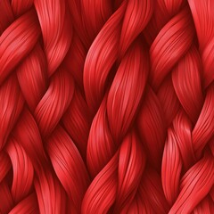 Fototapete - Stylized muscle fiber pattern in seamless red texture ideal for backgrounds and designs
