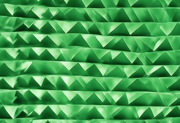 Wall Mural - prisms green pattern triangle graphic future digital modern abstract engineering futuristic electron