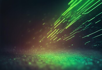 Wall Mural - black gradient futuristic blurred flow grainy design neon color effect banner texture background gre