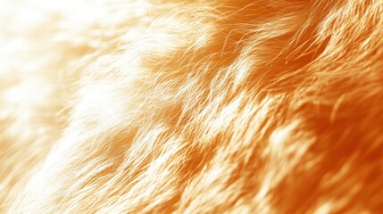 closeup of the soft fluffy and cozy ginger fur of a domestic cat the textured fur creates a warm and