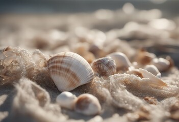 seashells beautiful background nets sea summer wallpaper shell clean net bright star