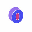 © ZiletterId - Modern 3D isometric number 0 logo with vibrant gradient colors. Perfect for branding, marketing, business identity, and creative design projects. High-quality vector illustration