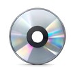 © Saif - realistic CD or DVD disc with reflective surface isolated on clean white background perfect for media storage, digital content, and technology visuals