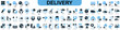 © Xharites - Set of delivery icon vector. Collection symbol for shipping, courier, transport, logistics, cargo. Ideal for app, website, infographic, and service design. Simple vector illustration.