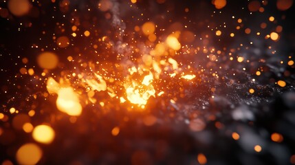 Wall Mural - abstract fiery background