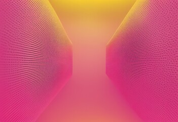 Wall Mural - halftone gradient abstract color decoration pink modern yellow background light colours wave fractal bright illustration business curve digital blue design artistic art wallpaper green texture orange