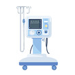 © fransisca - Medical Ventilator Illustration: Blue and White Digital Design
