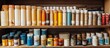 © Almahyra - Art Supplies on Wooden Shelves