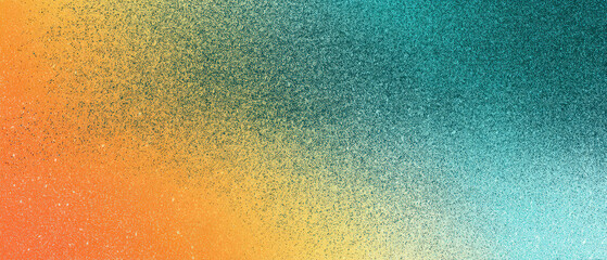 Wall Mural - A colorful background with blue and green dots