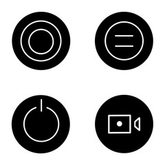 buttons for web vector