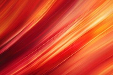 Wall Mural - red and orange streaks form an abstract and flowing composition