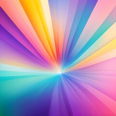 Wall Mural - Rainbow Burst Abstract Background
