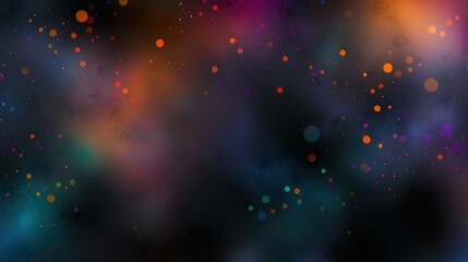 abstract cosmic nebula with blurred lights