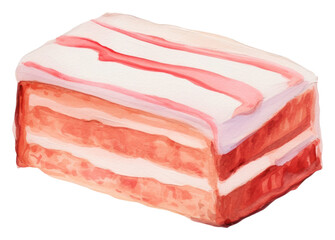 Wall Mural - png cake food pork meat.