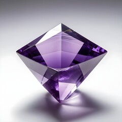 Wall Mural - Purple Amethyst Gemstone, Cut and Polished