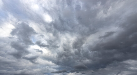 Wall Mural - the sky is cloudy and grey