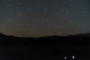 starry night sky
