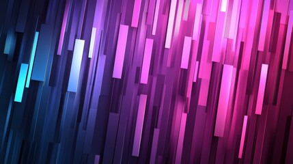 Wall Mural - abstract design with vibrant diagonal rectangular shapes.