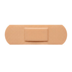 classic beige medical bandage strip for first aid png cutout.